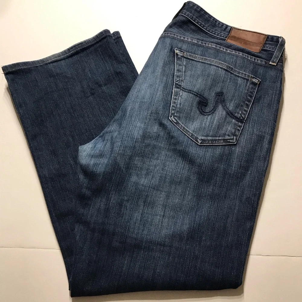 AG Adriano Goldschmied Denim Jeans Men's Size 38 x 34 The Hero Relaxed Fit. - Picture 2 of 12